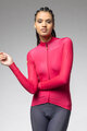 ALÉ Tricou de cilism pentru iarnă cu mânecă lungă - PR-E FOLLOW ME 2.0 LADY - roz