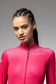 ALÉ Tricou de cilism pentru iarnă cu mânecă lungă - PR-E FOLLOW ME 2.0 LADY - roz