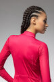 ALÉ Tricou de cilism pentru iarnă cu mânecă lungă - PR-E FOLLOW ME 2.0 LADY - roz