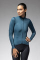 ALÉ Tricou de cilism pentru iarnă cu mânecă lungă - PR-E FOLLOW ME 2.0 LADY - albastru