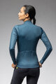 ALÉ Tricou de cilism pentru iarnă cu mânecă lungă - PR-E FOLLOW ME 2.0 LADY - albastru