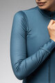 ALÉ Tricou de cilism pentru iarnă cu mânecă lungă - PR-E FOLLOW ME 2.0 LADY - albastru