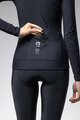 ALÉ Tricou de cilism pentru iarnă cu mânecă lungă - R-EV1 WARM RACE 2.0 LADY - negru
