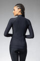 ALÉ Tricou de cilism pentru iarnă cu mânecă lungă - R-EV1 WARM RACE 2.0 LADY - negru