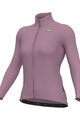 ALÉ Tricou de cilism pentru iarnă cu mânecă lungă - R-EV1 WARM RACE 2.0 LADY - mov