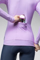 ALÉ Tricou de cilism pentru iarnă cu mânecă lungă - R-EV1 WARM RACE 2.0 LADY - mov