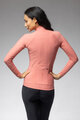 ALÉ Tricou de cilism pentru iarnă cu mânecă lungă - R-EV1 WARM RACE 2.0 LADY - roz