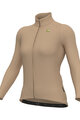 ALÉ Tricou de cilism pentru iarnă cu mânecă lungă - R-EV1 WARM RACE 2.0 LADY - fildeş