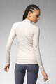 ALÉ Tricou de cilism pentru iarnă cu mânecă lungă - R-EV1 WARM RACE 2.0 LADY - fildeş