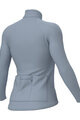 ALÉ Tricou de cilism pentru iarnă cu mânecă lungă - R-EV1 WARM RACE 2.0 LADY - albastru deschis