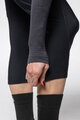 ALÉ Pantaloni de ciclism 3/4 cu bretele - PRAGMA WINTER - negru