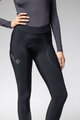 ALÉ Pantaloni de ciclism lungi fără bretele - PRAGMA WINTER - negru