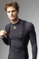 ALÉ Pantaloni de ciclism lungi cu bretele - R-EV1 VOLTAGE - negru