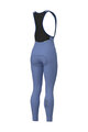 ALÉ Pantaloni de ciclism lungi cu bretele - KLIMATIK K-ATMO 3.0 - albastru deschis