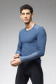 ALÉ Tricou de ciclism cu mânecă lungă - INTIMO K-BASE - albastru