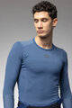 ALÉ Tricou de ciclism cu mânecă lungă - INTIMO K-BASE - albastru