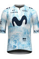 GOBIK Tricou de ciclism cu mânecă scurtă - INFINITY MOVISTAR TEAM 24 - albastru deschis/alb
