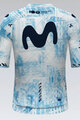 GOBIK Tricou de ciclism cu mânecă scurtă - INFINITY MOVISTAR TEAM 24 - albastru deschis/alb
