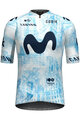 GOBIK Tricou de ciclism cu mânecă scurtă - ODYSSEY MOVISTAR TEAM 24 - albastru deschis/alb