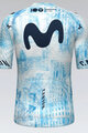 GOBIK Tricou de ciclism cu mânecă scurtă - ODYSSEY MOVISTAR TEAM 24 - albastru deschis/alb