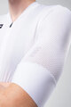 GOBIK Tricou de ciclism cu mânecă scurtă - CARRERA 2.0 - alb