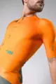 GOBIK Tricou de ciclism cu mânecă scurtă - CX PRO 3.0 - portocaliu/verde