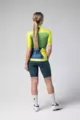 GOBIK Tricou de ciclism cu mânecă scurtă - CX PRO 3.0 - galben/verde