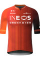 GOBIK Tricou de ciclism cu mânecă scurtă - REACTIVE INEOS GRENADIERS 2024 - roșu/portocaliu