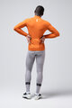 GOBIK Tricou de cilism pentru iarnă cu mânecă lungă - PACER SOLID 2.0 - portocaliu