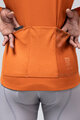 GOBIK Tricou de cilism pentru iarnă cu mânecă lungă - PACER SOLID 2.0 - portocaliu