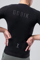 GOBIK Tricou de ciclism cu mânecă scurtă - CX SOLID - negru