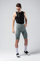 GOBIK Pantaloni scurți de ciclism cu bretele - MATT COMPACT 2.0 - gri/verde