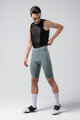 GOBIK Pantaloni scurți de ciclism cu bretele - MATT COMPACT 2.0 - gri/verde