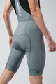 GOBIK Pantaloni scurți de ciclism cu bretele - MATT COMPACT 2.0 - gri/verde