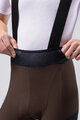 GOBIK Pantaloni scurți de ciclism cu bretele - GRIT 2.0  - maro