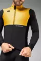 GOBIK Jachetă termoizolantă de ciclism - MIST BLEND - galben/negru