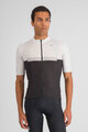 SPORTFUL Tricou de ciclism cu mânecă scurtă - PISTA - alb/negru
