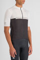 SPORTFUL Tricou de ciclism cu mânecă scurtă - PISTA - alb/negru