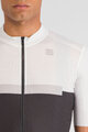 SPORTFUL Tricou de ciclism cu mânecă scurtă - PISTA - alb/negru