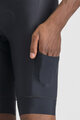 SPORTFUL Pantaloni scurți de ciclism cu bretele - GIARA 2 - negru