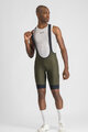 SPORTFUL Pantaloni scurți de ciclism cu bretele - GIARA 2 - verde