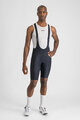 SPORTFUL Pantaloni scurți de ciclism cu bretele - PULSE - negru