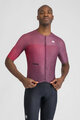 SPORTFUL Tricou de ciclism cu mânecă scurtă - LIGHT - mov/bordo