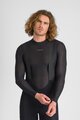 SPORTFUL Tricou de ciclism cu mânecă lungă - WINTER LAYER TEE LS - negru