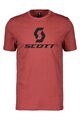 SCOTT Tricou de ciclism cu mânecă scurtă - ICON - roșu