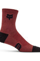 FOX Șosete clasice de ciclism - 6" RANGER - bordo