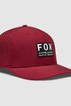 FOX Șapcă de ciclism - NON STOP TECH FLEXFIT - bordo