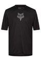 FOX Tricou de ciclism cu mânecă scurtă - RANGER HEAD - negru