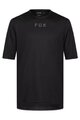 FOX Tricou de ciclism cu mânecă scurtă - RANGER WORDMARK - negru