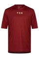 FOX Tricou de ciclism cu mânecă scurtă - RANGER WORDMARK - roșu